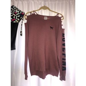 Pink Crew Neck Sweatshirt